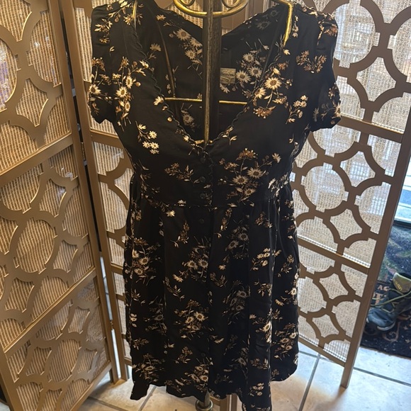 Ralph Lauren Dresses & Skirts - Floral Black Dress